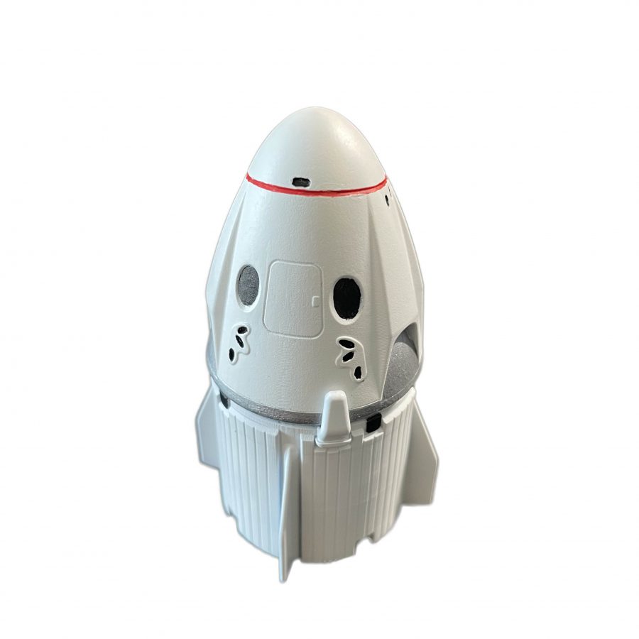 ماکت کپسول دراگون SpaceX Dragon