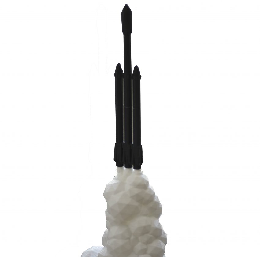 ماکت موشک Falcon heavy فالکون - تصویر 3