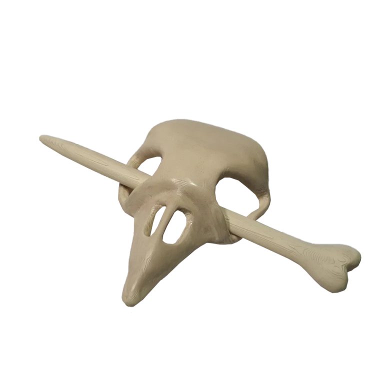 گیره مو اسکلت مدل Skull